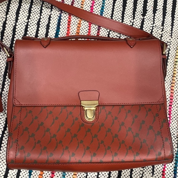 IIIBECA BY JOY GRYSON Murray St. Bag Red/Orange cross Body Bag purse